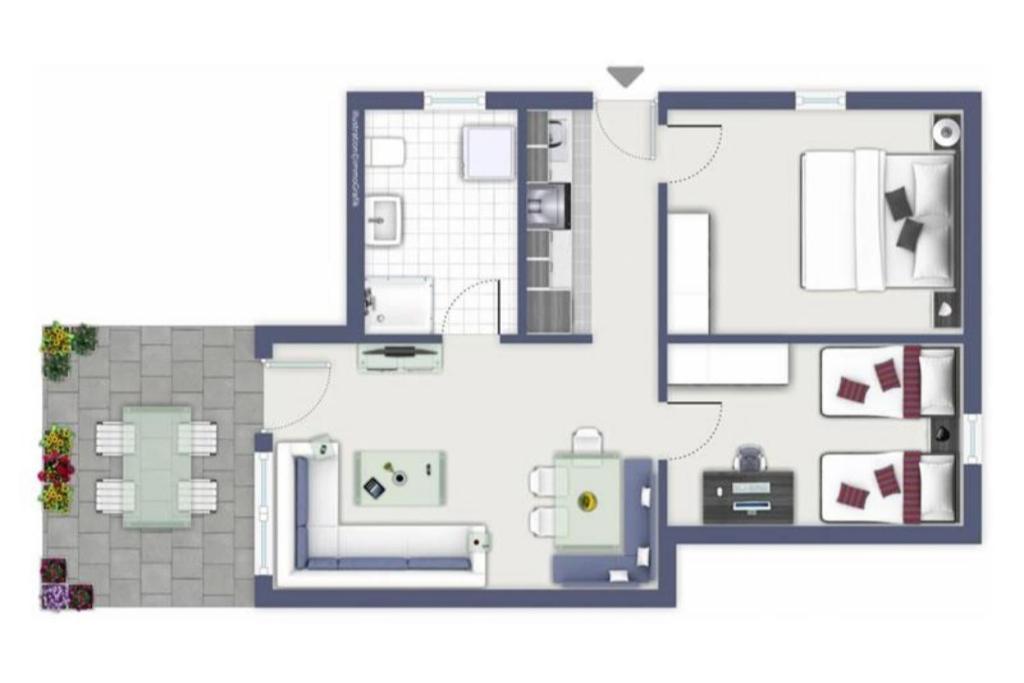 Jacobihof Haus 6 Wohnung 02 达默 外观 照片